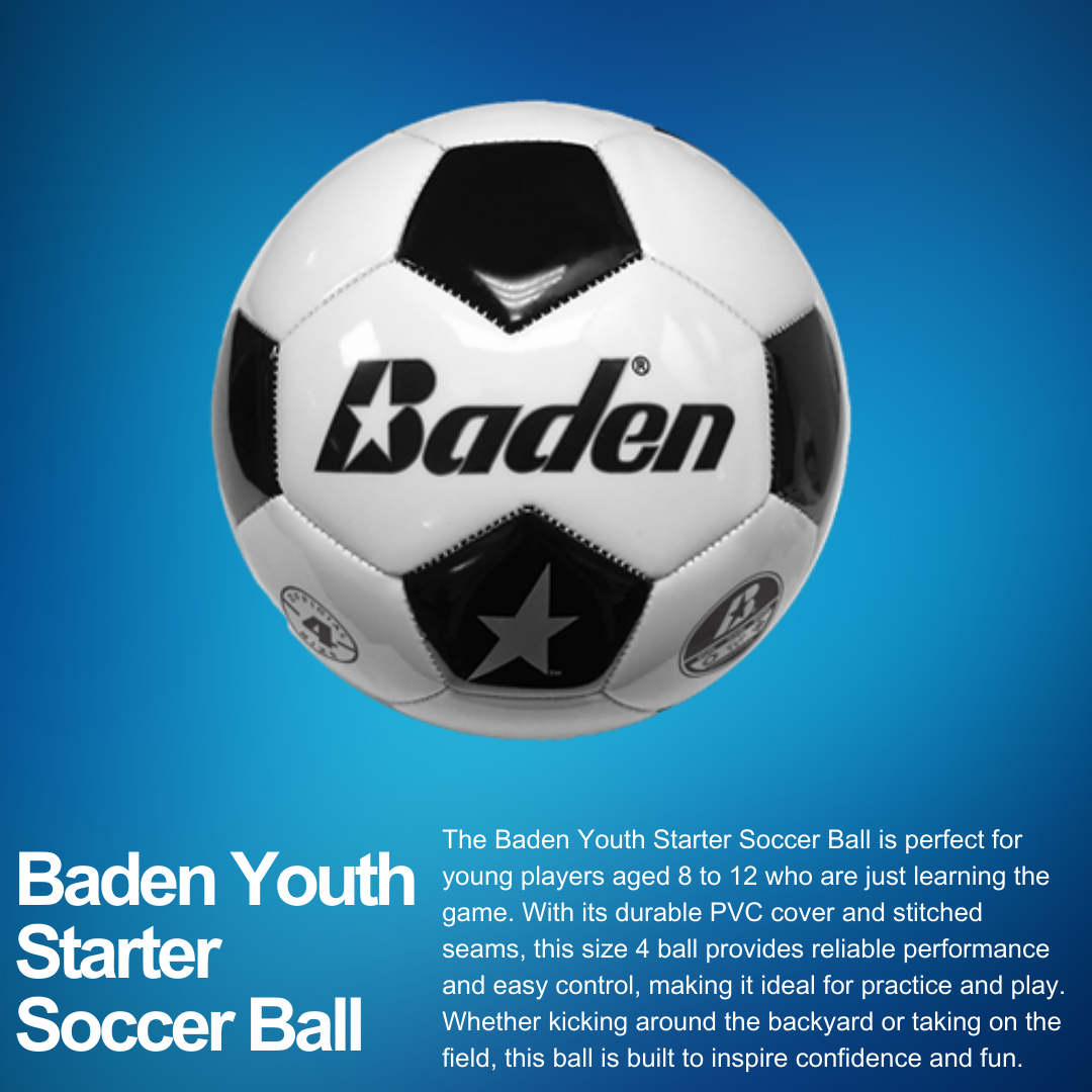 Baden Youth Starter Soccer Ball - Size 4