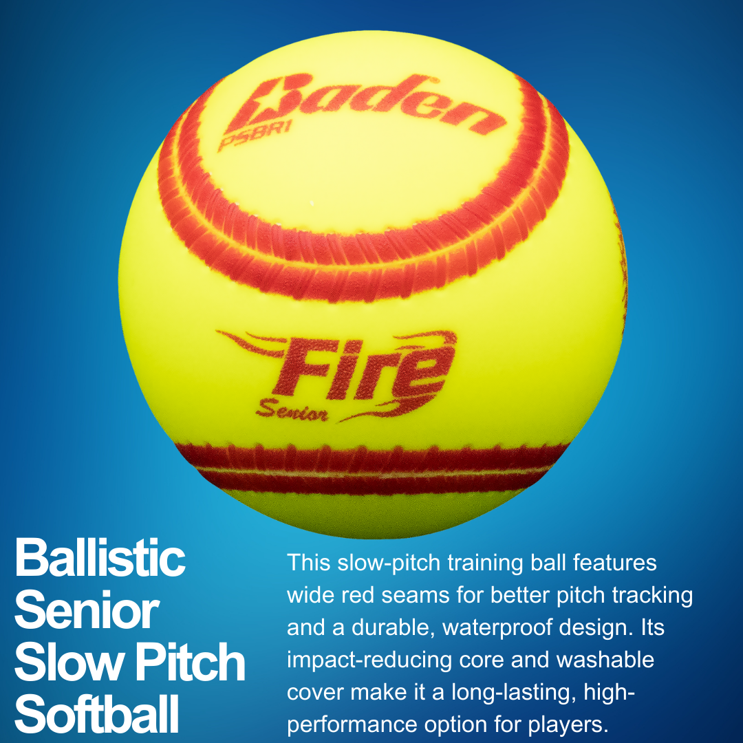 Ballistic Senior Slow Pitch Batting Practice Training Softball