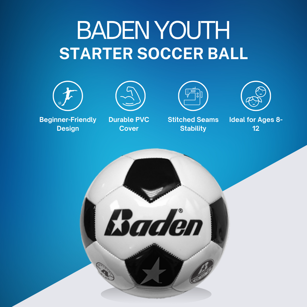 Baden Youth Starter Soccer Ball - Size 4