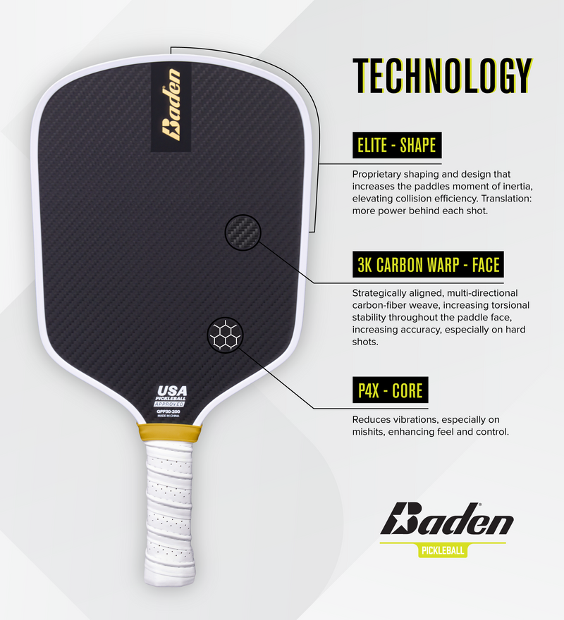 Perfection 3k Pickleball Paddle - Baden Sports