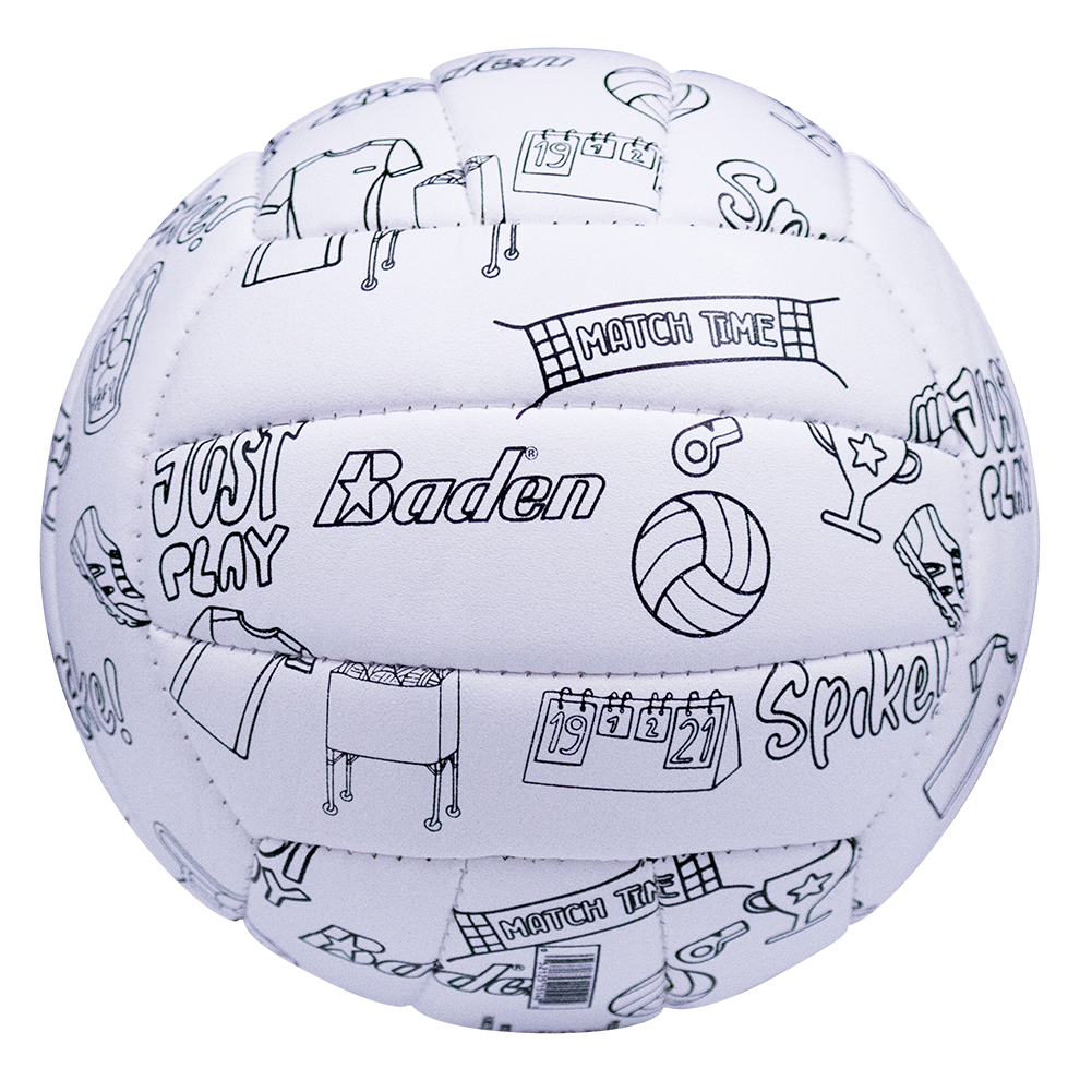 Color Your Own Mini Volleyball