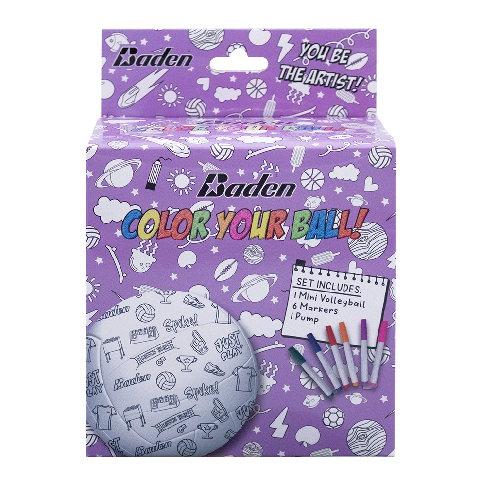 Color Your Own Mini Volleyball