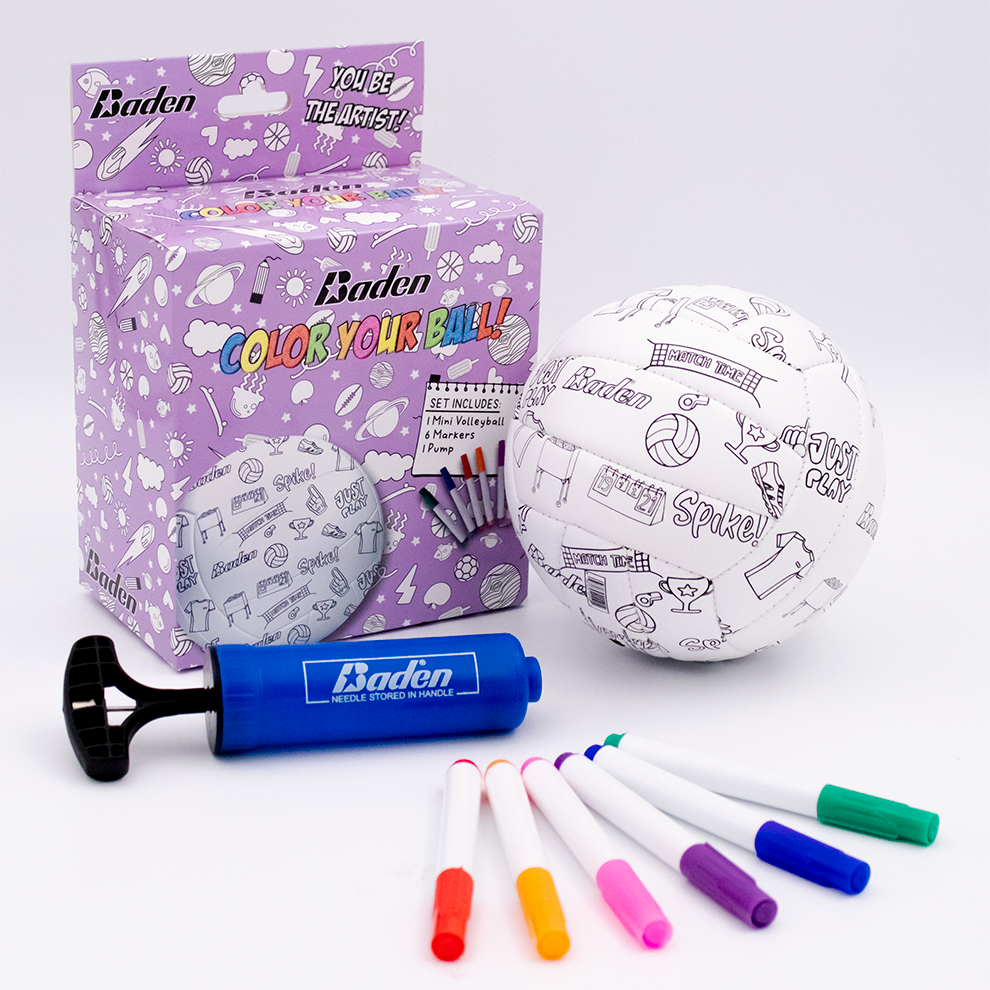 Color Your Own Mini Volleyball