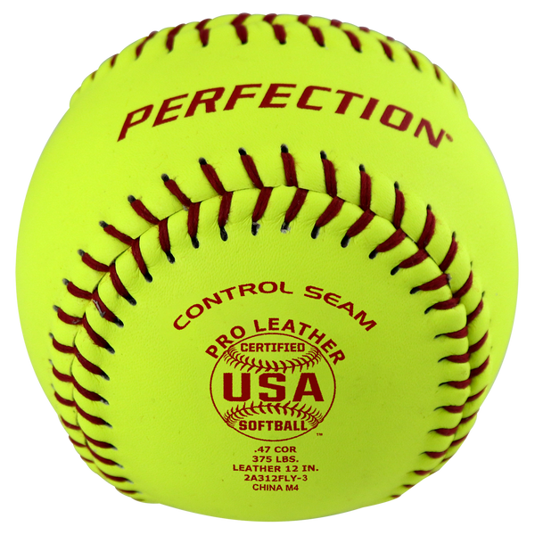 USA Leather Fastpitch Softballs - 1 Dozen - Baden Sports